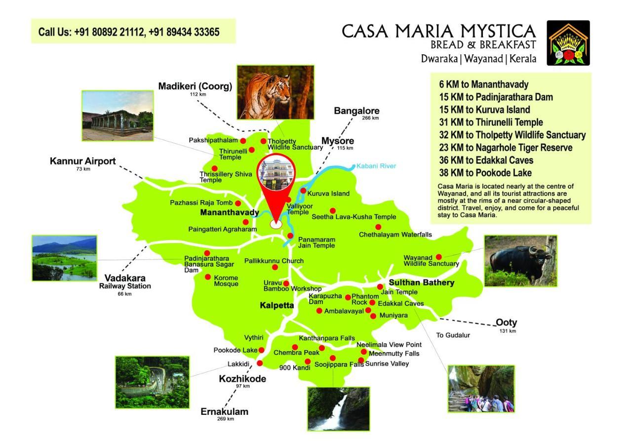 Casa Maria Mystica Apartments, Mananthavady, Wayanad Eksteriør bilde